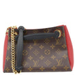 LOUIS VUITTON Surene BB Monogram Canvas Shoulder Bag Red