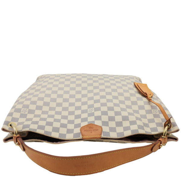 LOUIS VUITTON Graceful MM Damier Azur Hobo Bag Rose Ballerine