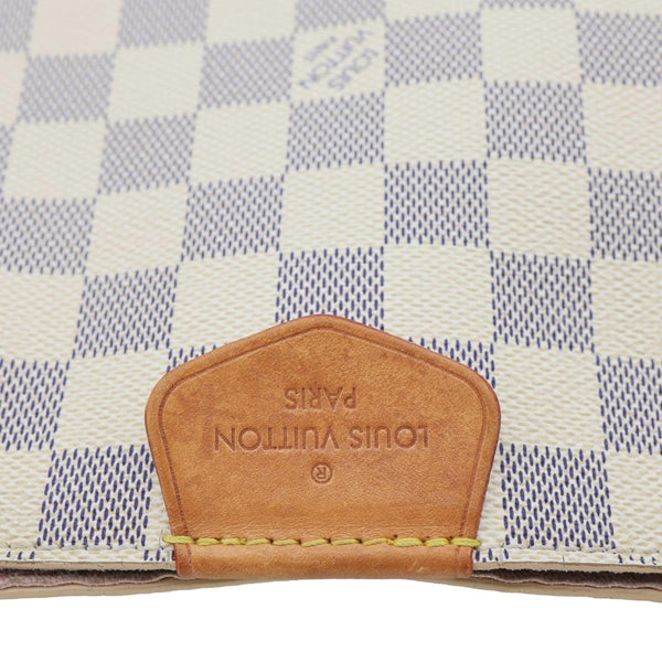 LOUIS VUITTON Graceful MM Damier Azur Hobo Bag Rose Ballerine