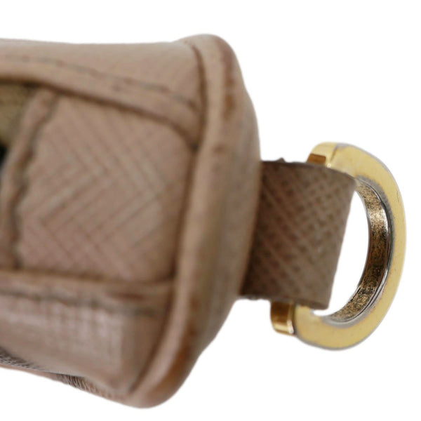 PRADA Re-Edition 2005 Saffiano Leather Shoulder Bag Beige