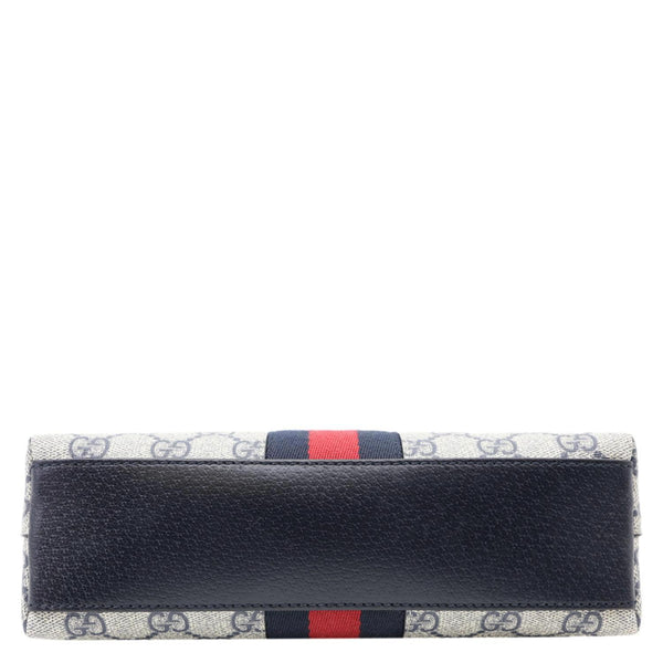 GUCCI Ophidia Dome Small GG Supreme Canvas Shoulder Bag Navy Blue 499621