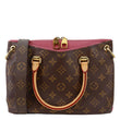 LOUIS VUITTON Pallas BB Monogram Canvas Shoulder Bag Brown