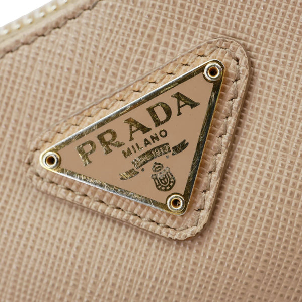 PRADA Re-Edition 2005 Saffiano Leather Shoulder Bag Beige