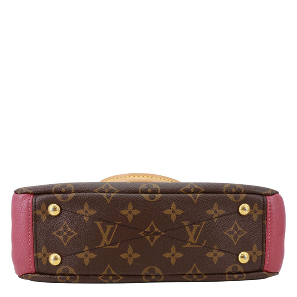 LOUIS VUITTON Pallas BB Monogram Canvas Shoulder Bag Brown
