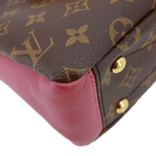 LOUIS VUITTON Pallas BB Monogram Canvas Shoulder Bag Brown