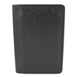 LOUIS VUITTON Taiga Leather Bifold Men's Wallet Black