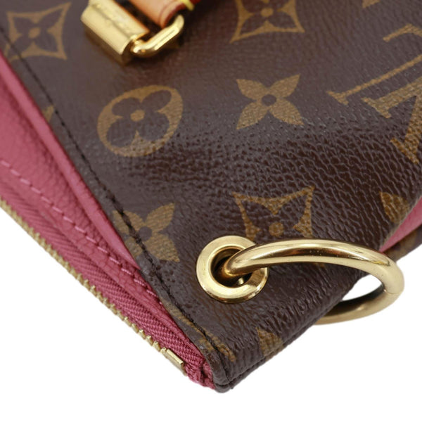 LOUIS VUITTON Pallas BB Monogram Canvas Shoulder Bag Brown