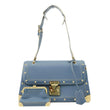 LOUIS VUITTON Suhali Le Talentueux Leather Shoulder Bag Blue