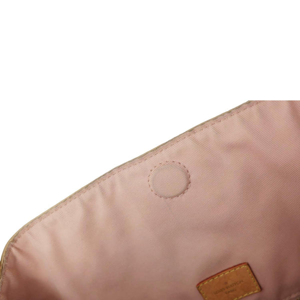 LOUIS VUITTON Graceful MM Damier Azur Hobo Bag Rose Ballerine