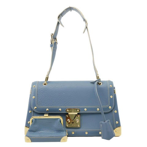 LOUIS VUITTON Suhali Le Talentueux Leather Shoulder Bag Blue