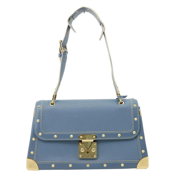 LOUIS VUITTON Suhali Le Talentueux Leather Shoulder Bag Blue