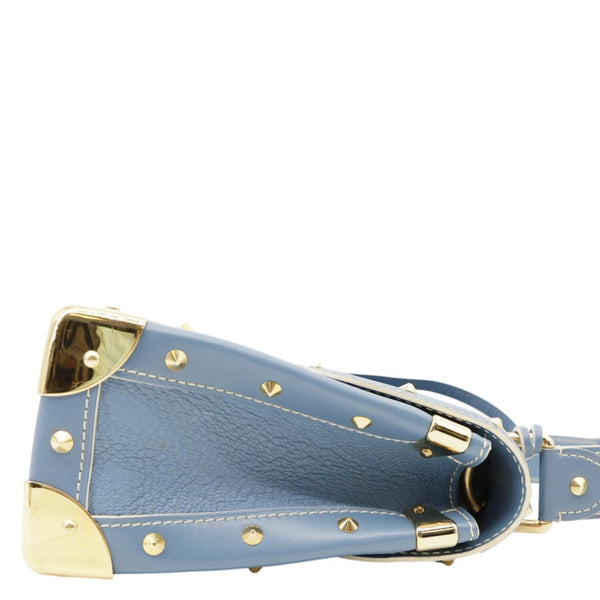LOUIS VUITTON Suhali Le Talentueux Leather Shoulder Bag Blue