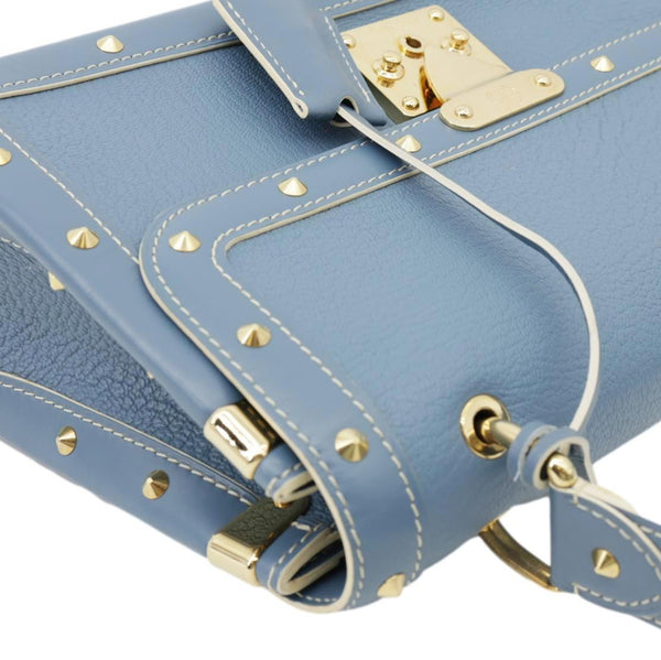 LOUIS VUITTON Suhali Le Talentueux Leather Shoulder Bag Blue
