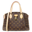 LOUIS VUITTON Rivoli PM Monogram Canvas Satchel Bag Brown