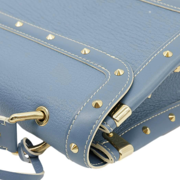 LOUIS VUITTON Suhali Le Talentueux Leather Shoulder Bag Blue
