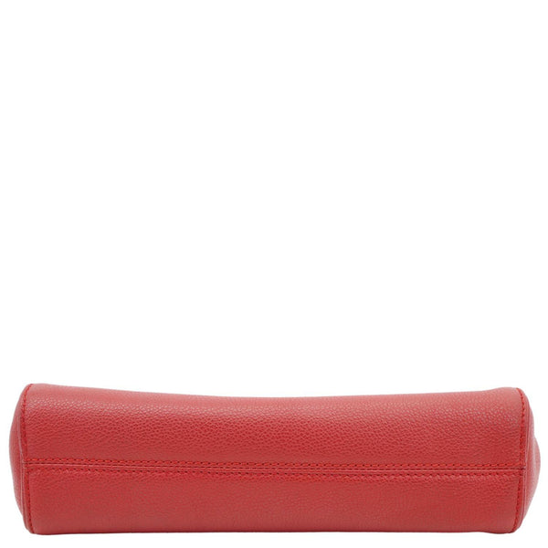 LOUIS VUITTON Saint Germain PM Monogram Empreinte Leather Shoulder Bag Cerise