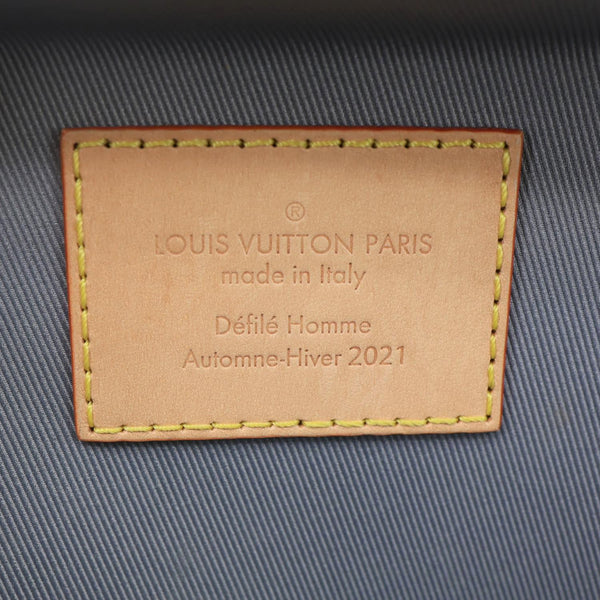 LOUIS VUITTON Handle Trunk Monogram Miroir Leather Shoulder Bag Silver