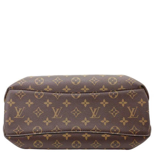 LOUIS VUITTON Rivoli PM Monogram Canvas Satchel Bag Brown