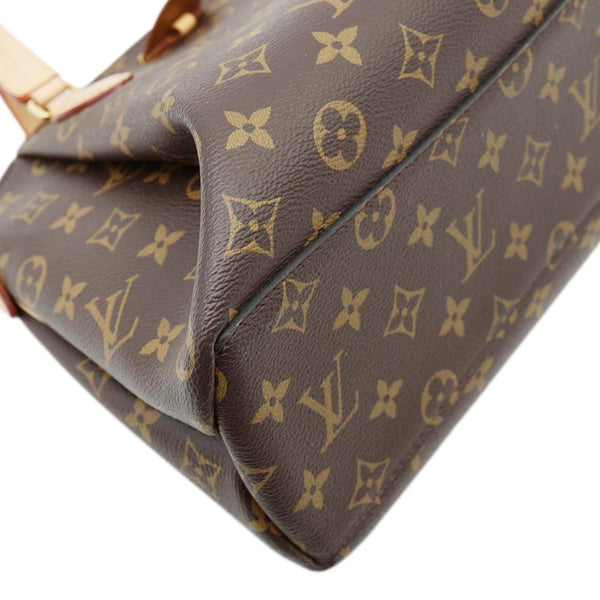 LOUIS VUITTON Rivoli PM Monogram Canvas Satchel Bag Brown