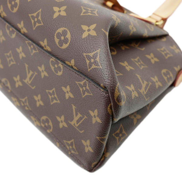 LOUIS VUITTON Rivoli PM Monogram Canvas Satchel Bag Brown