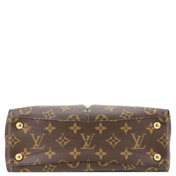 LOUIS VUITTON V BB Monogram Canvas Satchel Bag Pink