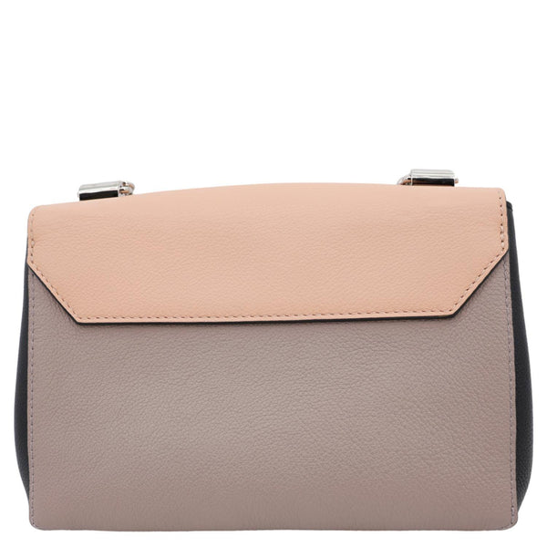 LOUIS VUITTON Lockme II BB  Pebbled Leather Crossbody Bag Rose Fog