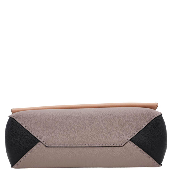 LOUIS VUITTON Lockme II BB  Pebbled Leather Crossbody Bag Rose Fog