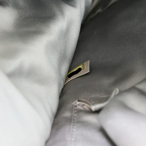 CHANEL Large Vinyl Ice Cube Shopper Tote Bag Silver