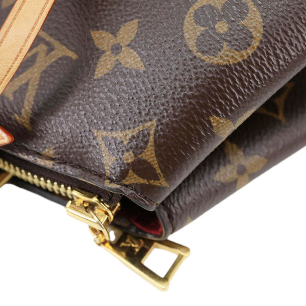 LOUIS VUITTON Petit Palais Monogram Canvas Shoulder Bag Brown