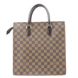 LOUIS VUITTON Venice Sac Plat PM Damier Ebene Tote Bag Brown