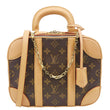 LOUIS VUITTON Valisette PM Monogram Canvas Shoulder Bag Brown