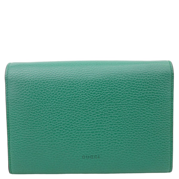 GUCCI Dionysus Crystal Mini Dollar Calfskin Leather Crossbody Bag Green 401231
