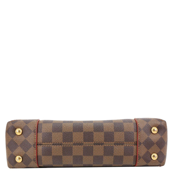 LOUIS VUITTON Caissa Damier Ebene Chain Clutch Shoulder Bag Brown