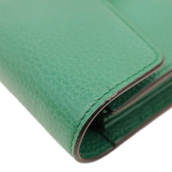 GUCCI Dionysus Crystal Mini Dollar Calfskin Leather Crossbody Bag Green 401231