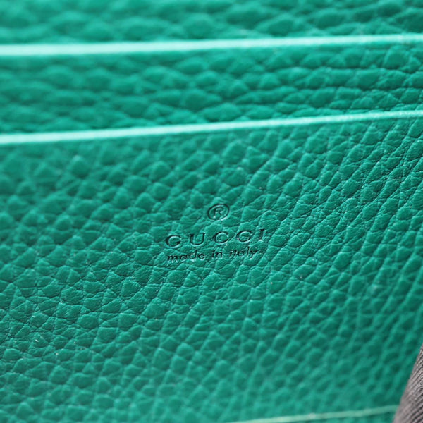 GUCCI Dionysus Crystal Mini Dollar Calfskin Leather Crossbody Bag Green 401231