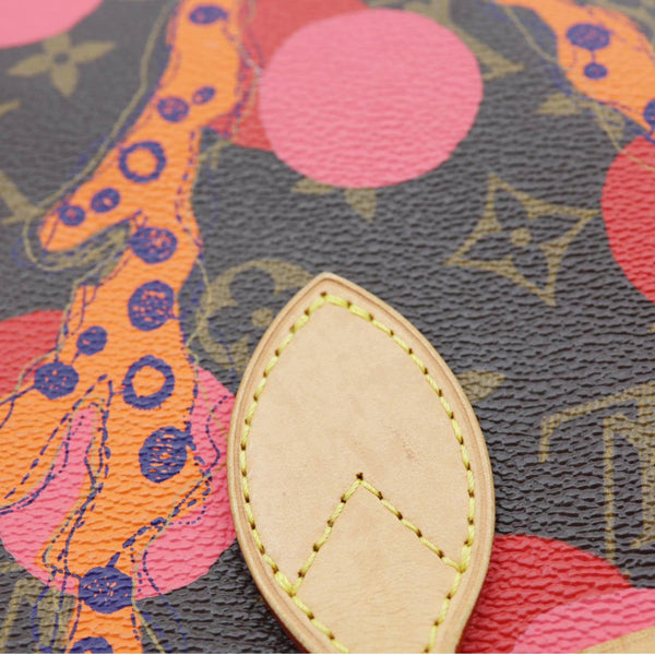 LOUIS VUITTON Neverfull MM Grenade Ramages Monogram Canvas Tote Bag Brown