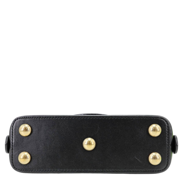 GUCCI Horsebit 1955 Mini Leather Crossbody Bag Black 640716