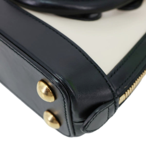 GUCCI Horsebit 1955 Mini Leather Crossbody Bag Black 640716