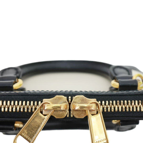 GUCCI Horsebit 1955 Mini Leather Crossbody Bag Black 640716