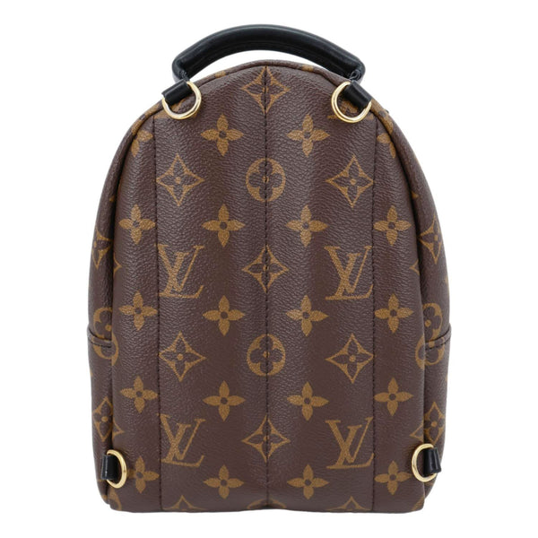 LOUIS VUITTON Palm Spring Mini Monogram Canvas Backpack Brown