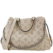 LOUIS VUITTON Bella Mahina Leather Tote Bag Beige