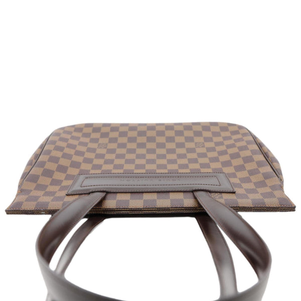 LOUIS VUITTON Parioli PM Damier Ebene Tote Shoulder Bag Brown