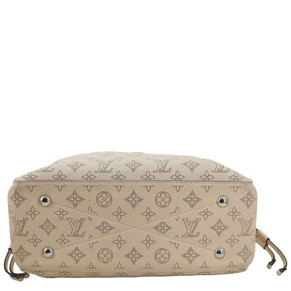 LOUIS VUITTON Bella Mahina Leather Tote Bag Beige