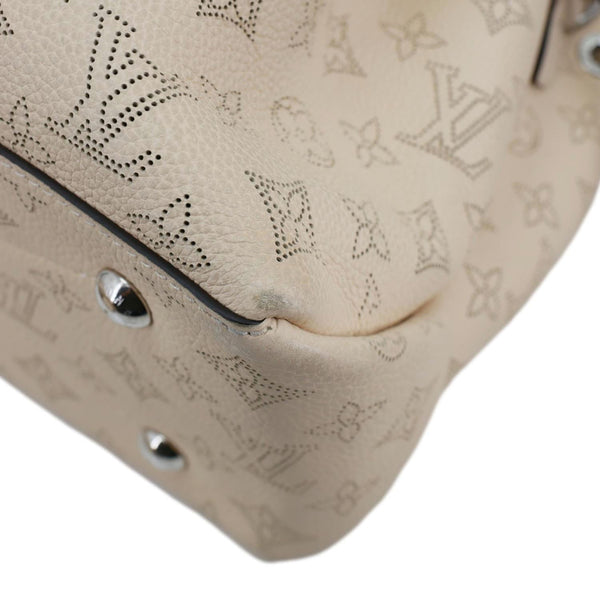 LOUIS VUITTON Bella Mahina Leather Tote Bag Beige