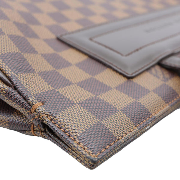 LOUIS VUITTON Parioli PM Damier Ebene Tote Shoulder Bag Brown