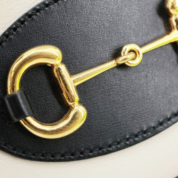 GUCCI Horsebit 1955 Mini Leather Crossbody Bag Black 640716