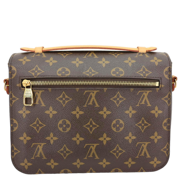 LOUIS VUITTON Metis Pochette Monogram Canvas Crossbody Bag Brown