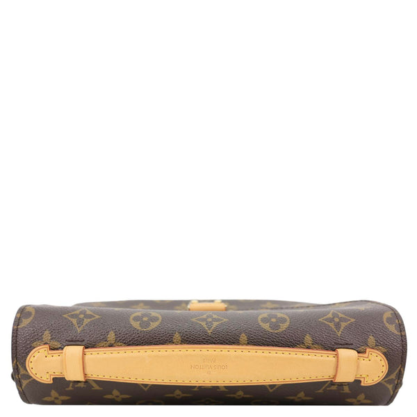 LOUIS VUITTON Metis Pochette Monogram Canvas Crossbody Bag Brown
