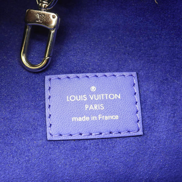 LOUIS VUITTON Neverfull MM Epi Leather Tote Shoulder Bag Purple