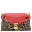 LOUIS VUITTON Pallas Chain Monogram Canvas Crossbody Bag Cherry